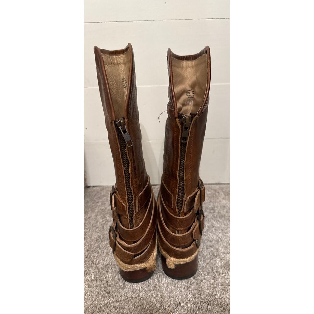 Freebird by Steven Brown Leather Buckle Boots - Picture 7 of 11